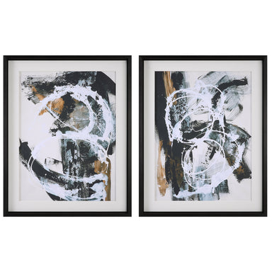 Uttermost Home Decor Uttermost Winterland Abstract Prints, Set/2