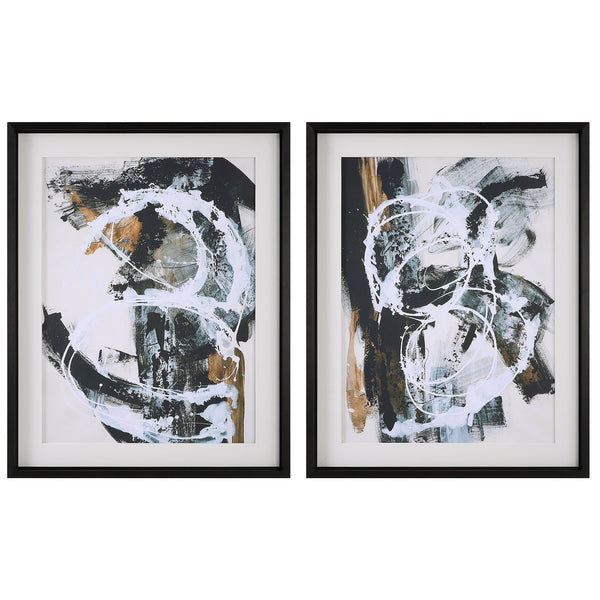 Uttermost Home Decor Uttermost Winterland Abstract Prints, Set/2