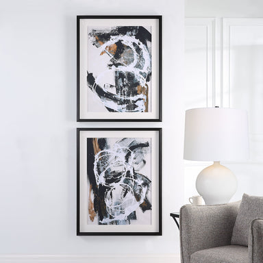 Uttermost Home Decor Uttermost Winterland Abstract Prints, Set/2
