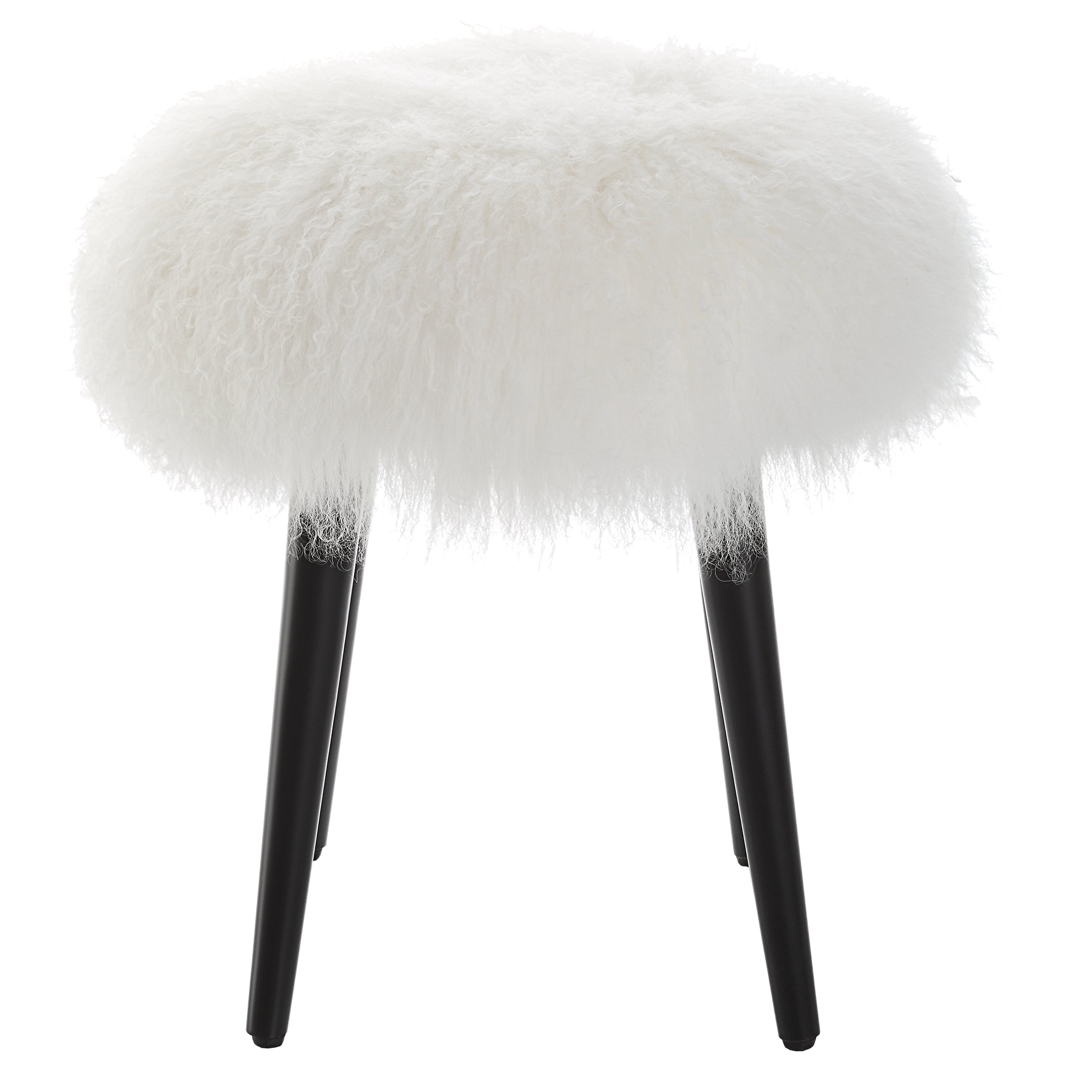 Uttermost Furniture Uttermost Wooly Sheepskin Accent Stool