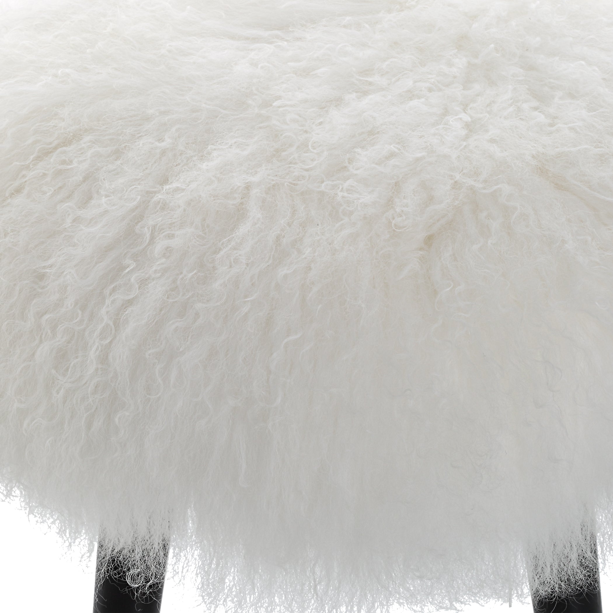 Uttermost Furniture Uttermost Wooly Sheepskin Accent Stool