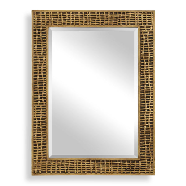 Uttermost Uttermost Woven In Time Gold Mirror