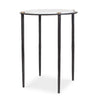 Uttermost Furniture Uttermost Wren Round White Marble Accent Table