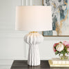 Uttermost Lighting Uttermost Wrenley Ridged White Table Lamp