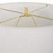 Uttermost Lighting Uttermost Wrenley Ridged White Table Lamp