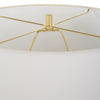 Uttermost Lighting Uttermost Wrenley Ridged White Table Lamp