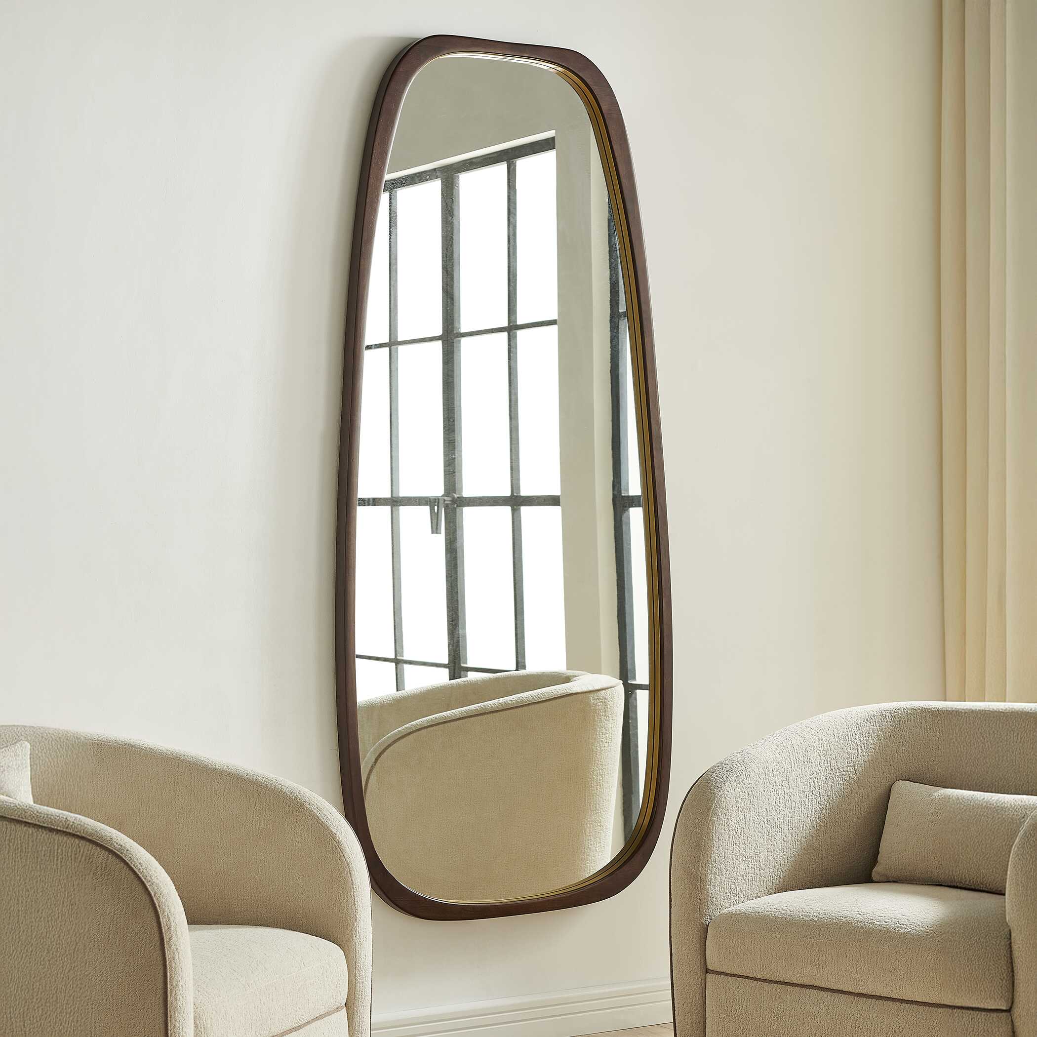 Uttermost Home Decor Uttermost Zachari Asymmetrical Tall Mirror