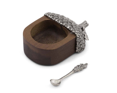 Vagabond House Serveware Vagabond House Acorn Salt Cellar