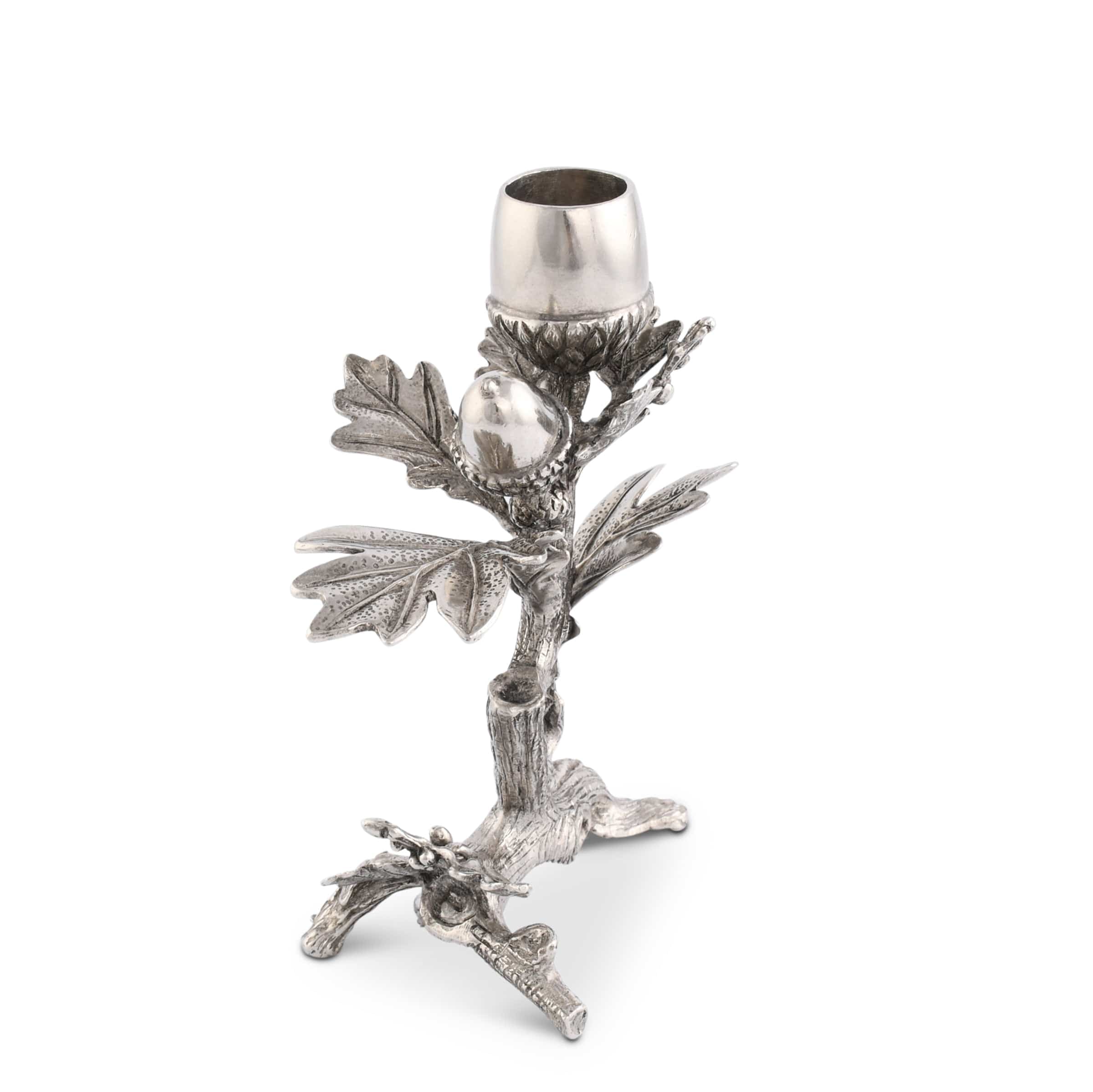 Vagabond House Giftware Vagabond House Acorn Single Candlestick