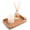 Vagabond House Serveware Vagabond House Anchor Catchall Tray Hand Woven Wicker Rattan