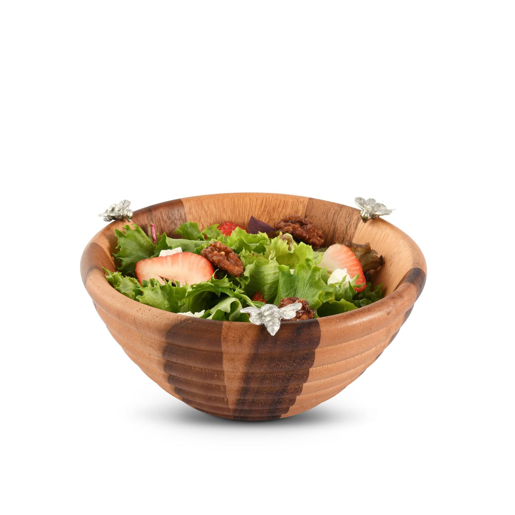 Vagabond House Serveware Vagabond House Bee Hive Salad Bowl - Single Serve