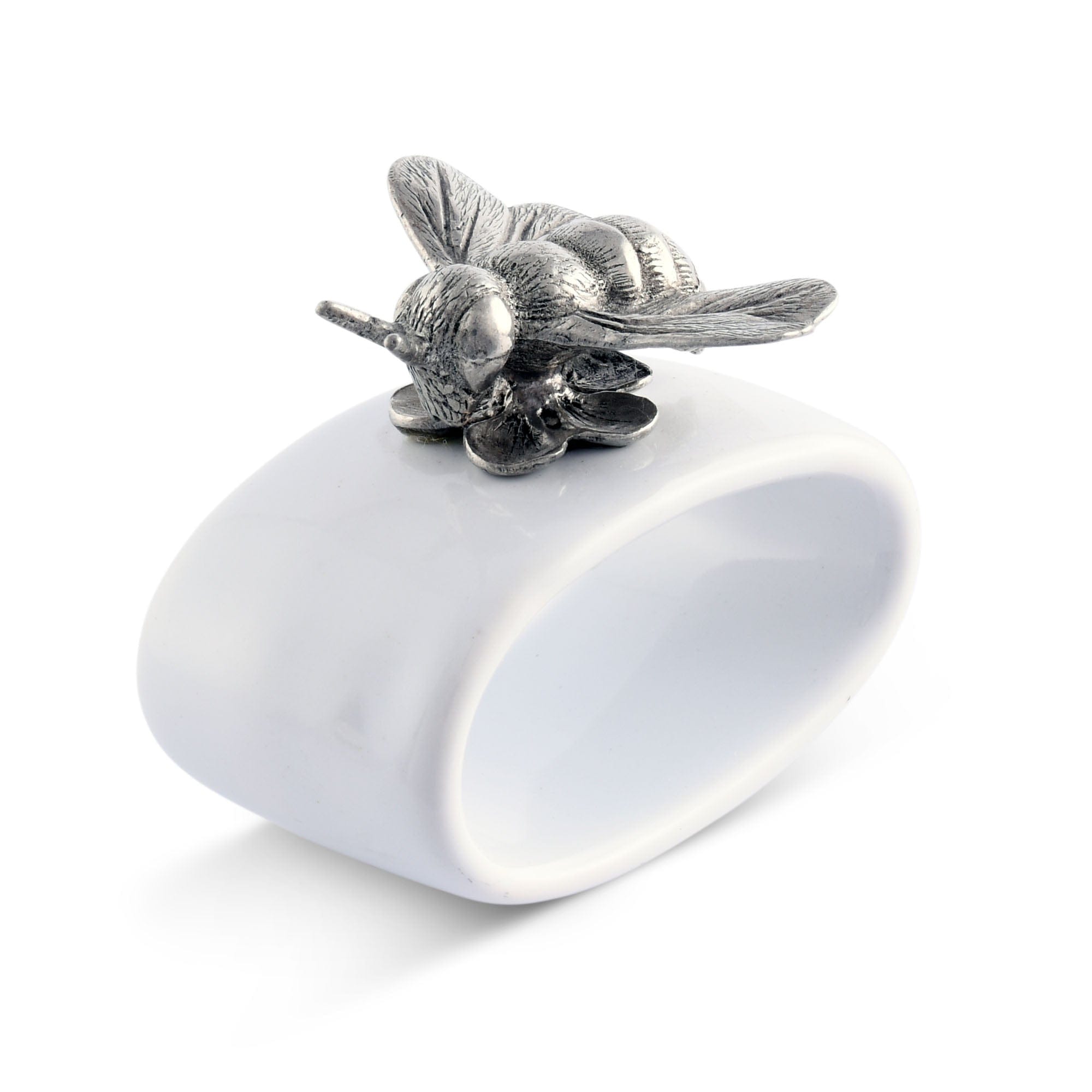 Vagabond House Serveware Vagabond House Bee Stoneware Napkin Ring