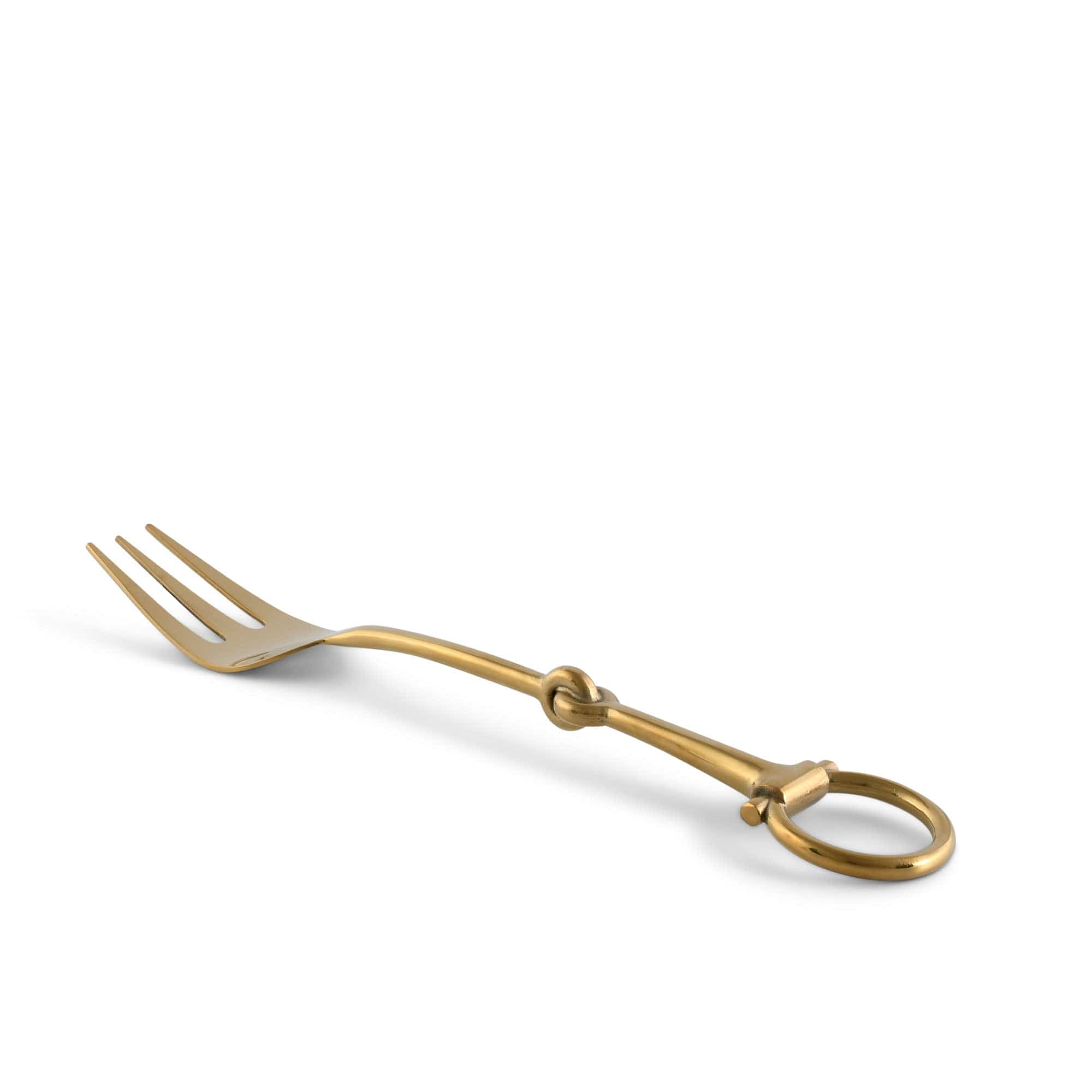 Vagabond House Serveware Vagabond House Bit Serving Fork - Stainless Steel Shiny Gold