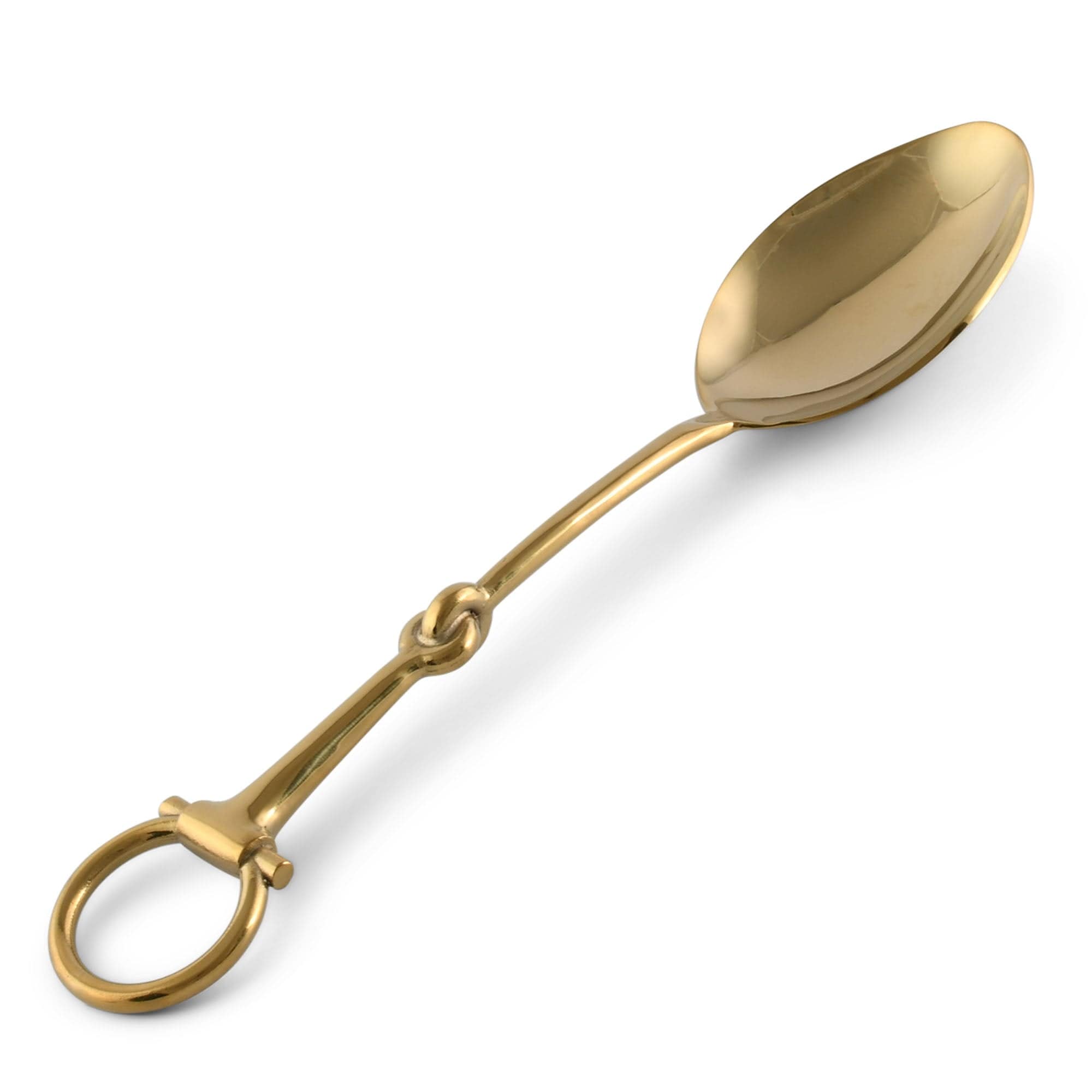Vagabond House Serveware Vagabond House Bit Serving Spoon - Stainless Steel Shiny Gold
