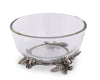 Vagabond House Serveware Vagabond House Blueberry Glass Bowl