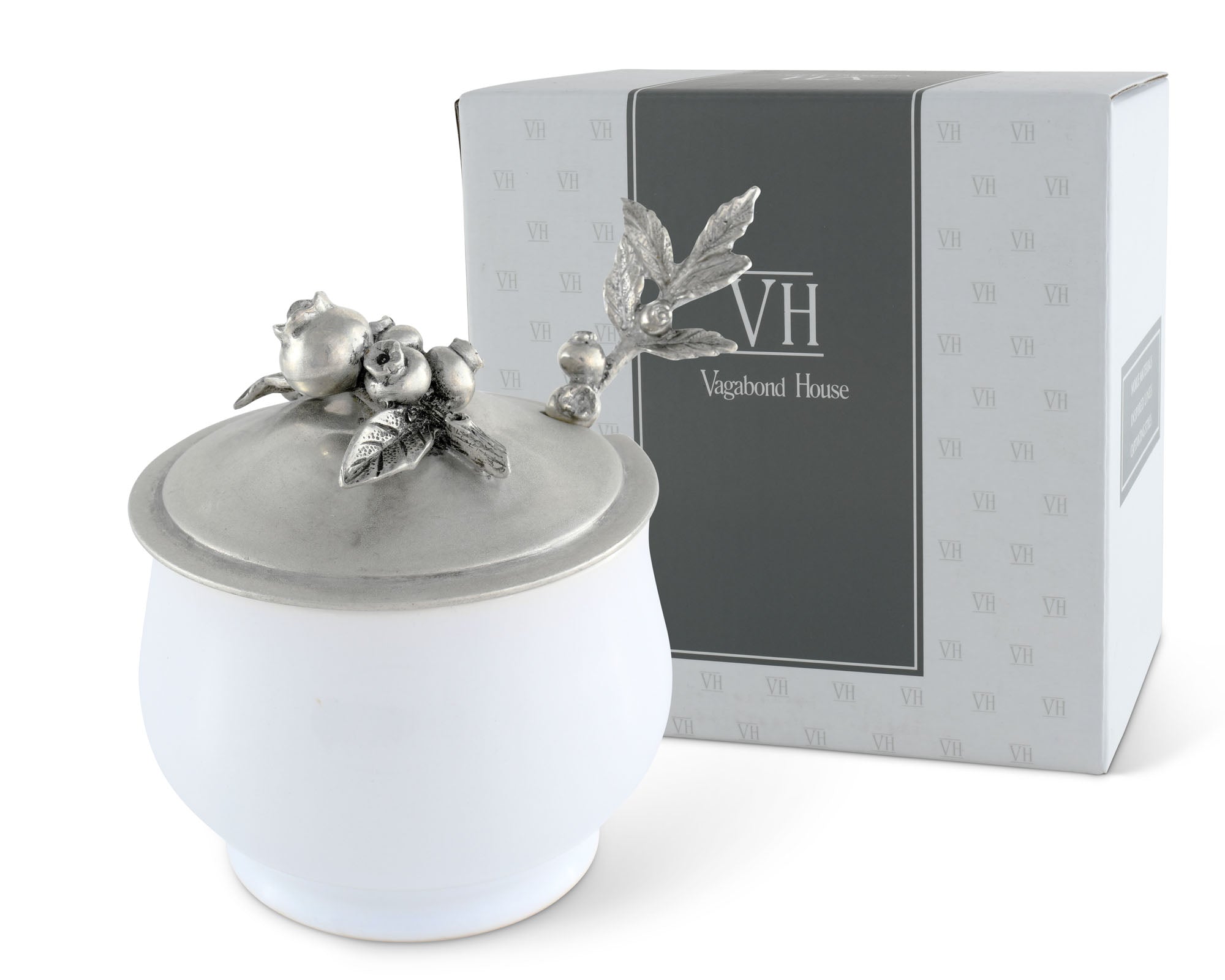 Vagabond House Serveware Vagabond House Blueberry Sugar Bowl and Spoon