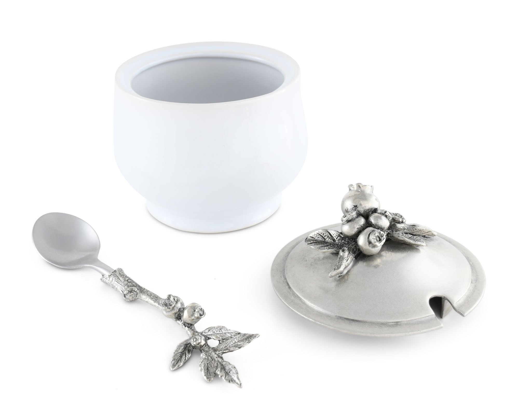 Vagabond House Serveware Vagabond House Blueberry Sugar Bowl and Spoon