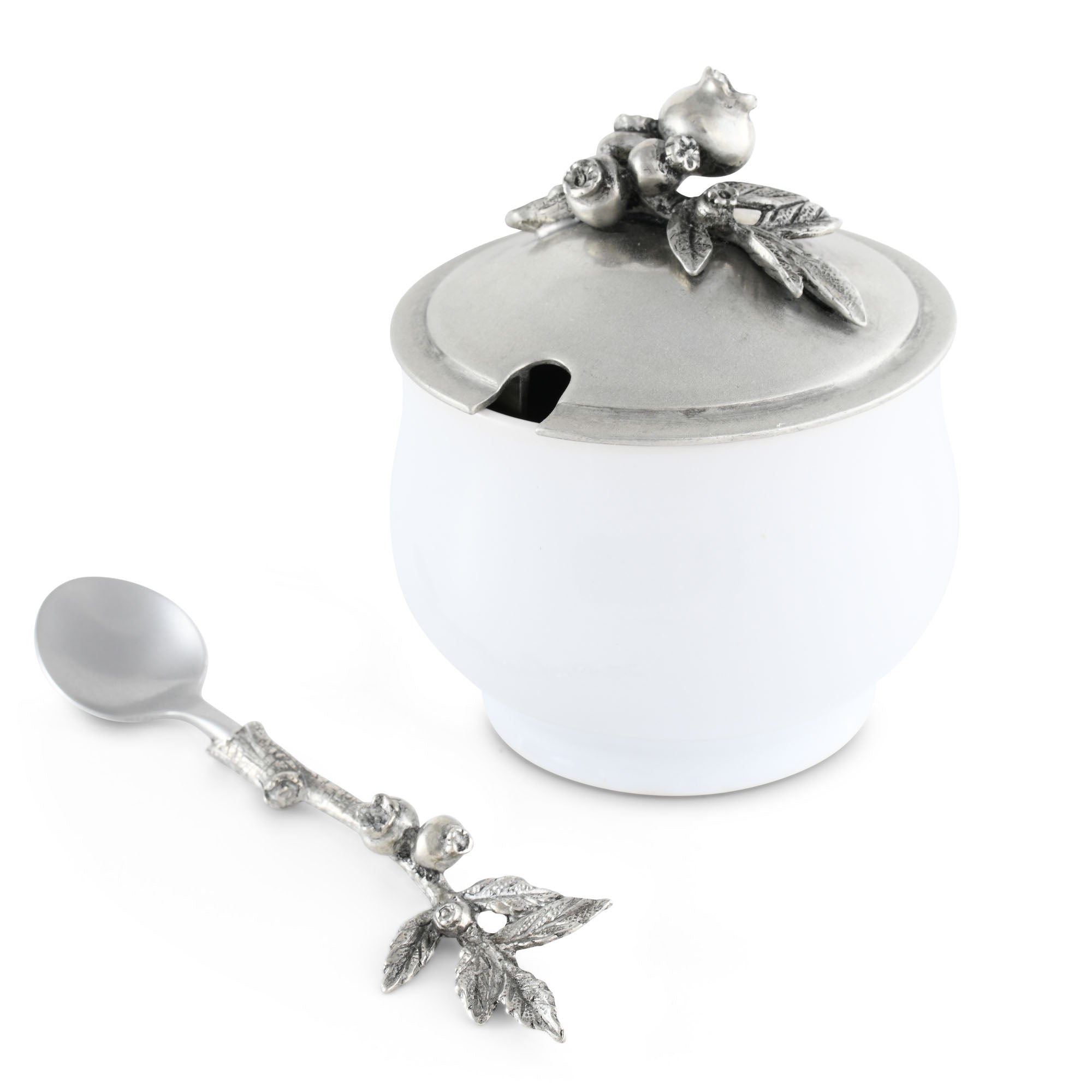 Vagabond House Serveware Vagabond House Blueberry Sugar Bowl and Spoon