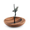 Vagabond House Serveware Vagabond House Bronze Song Bird Wood Tidbit Server Bowl