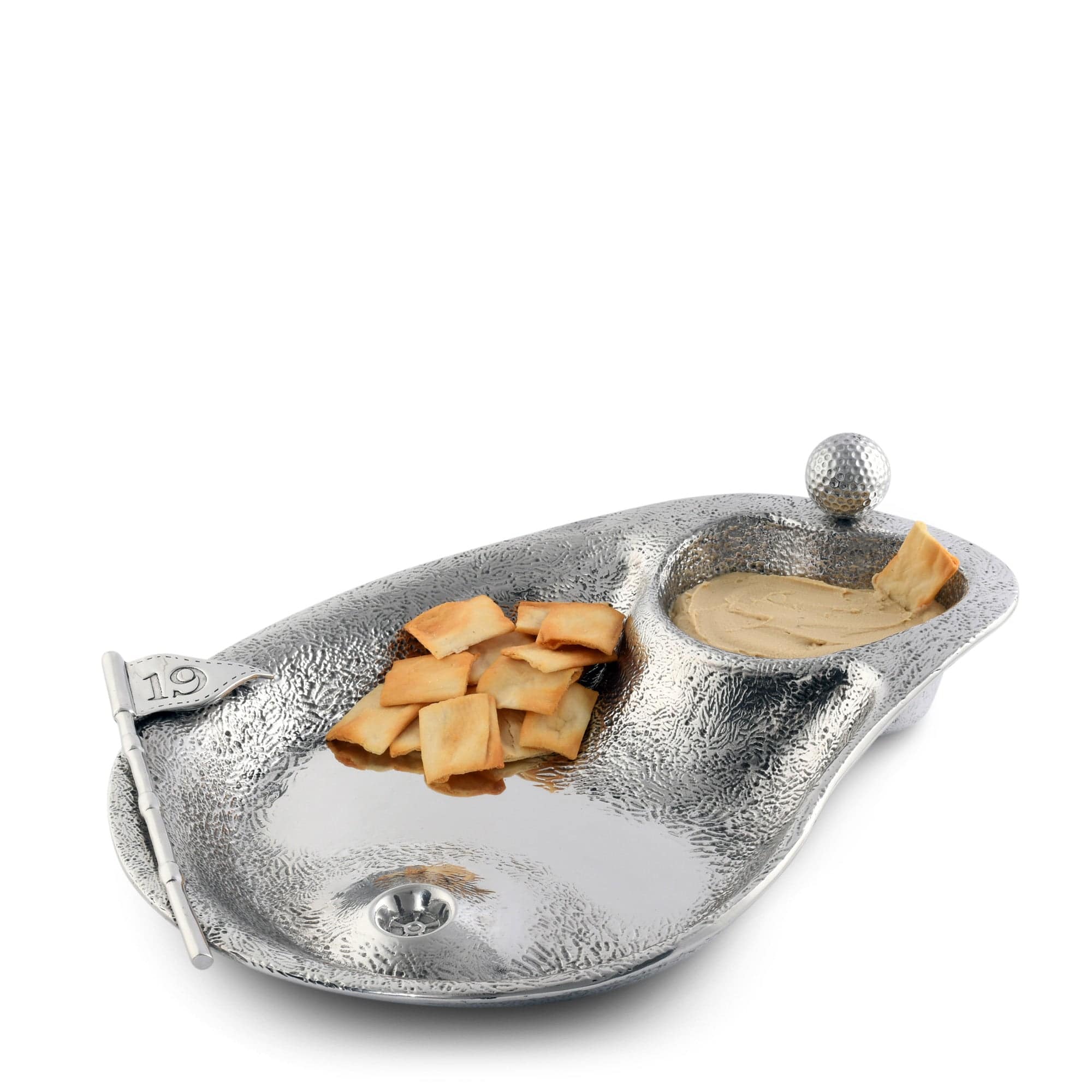 Vagabond House Serveware Vagabond House Chip and Dip Tray - Golf