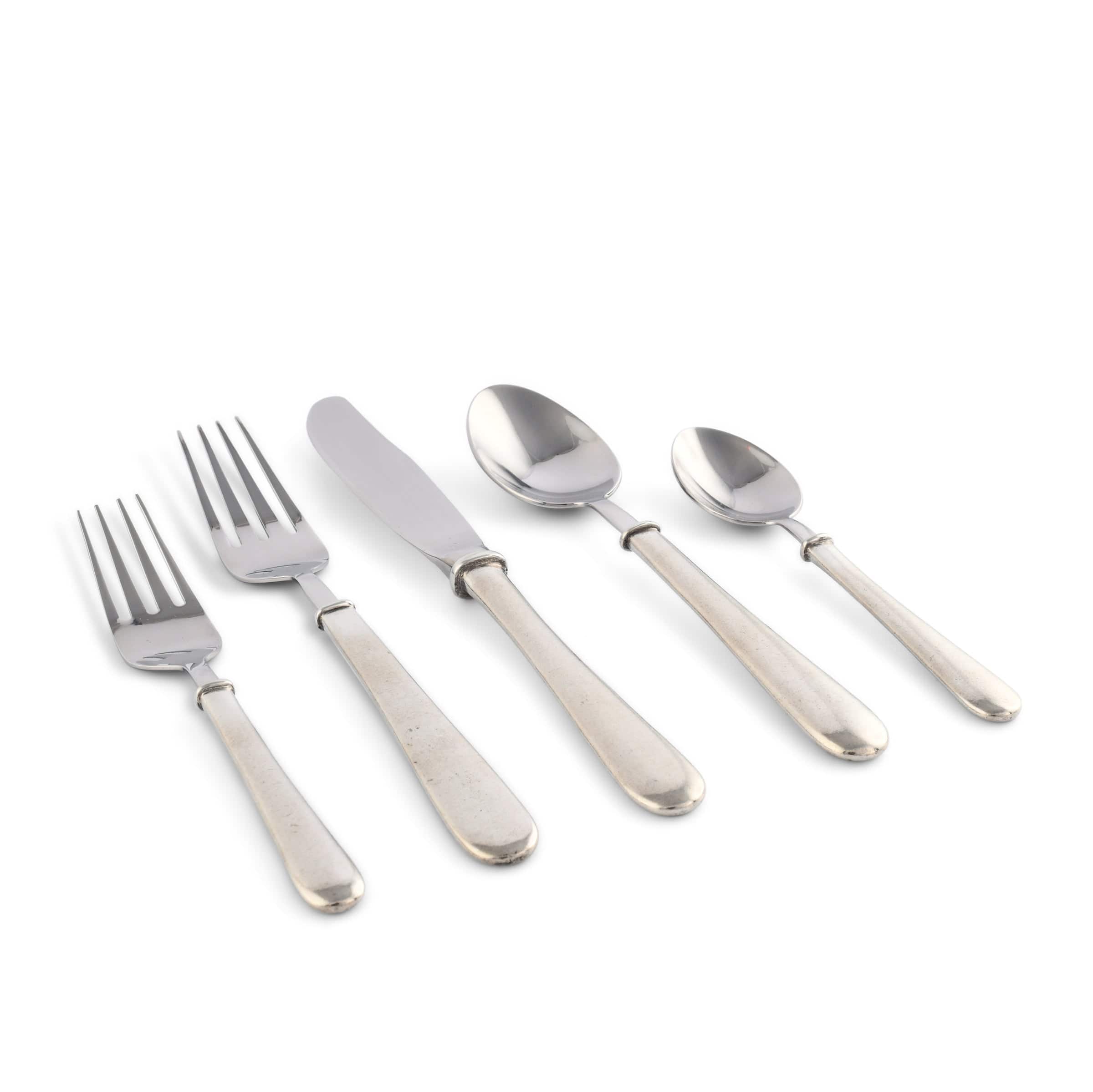 Vagabond House Serveware Vagabond House Classic Pewter Placesetting