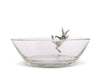 Vagabond House Serveware Vagabond House Climbing Bunny Glass Serving / Salad Bowl