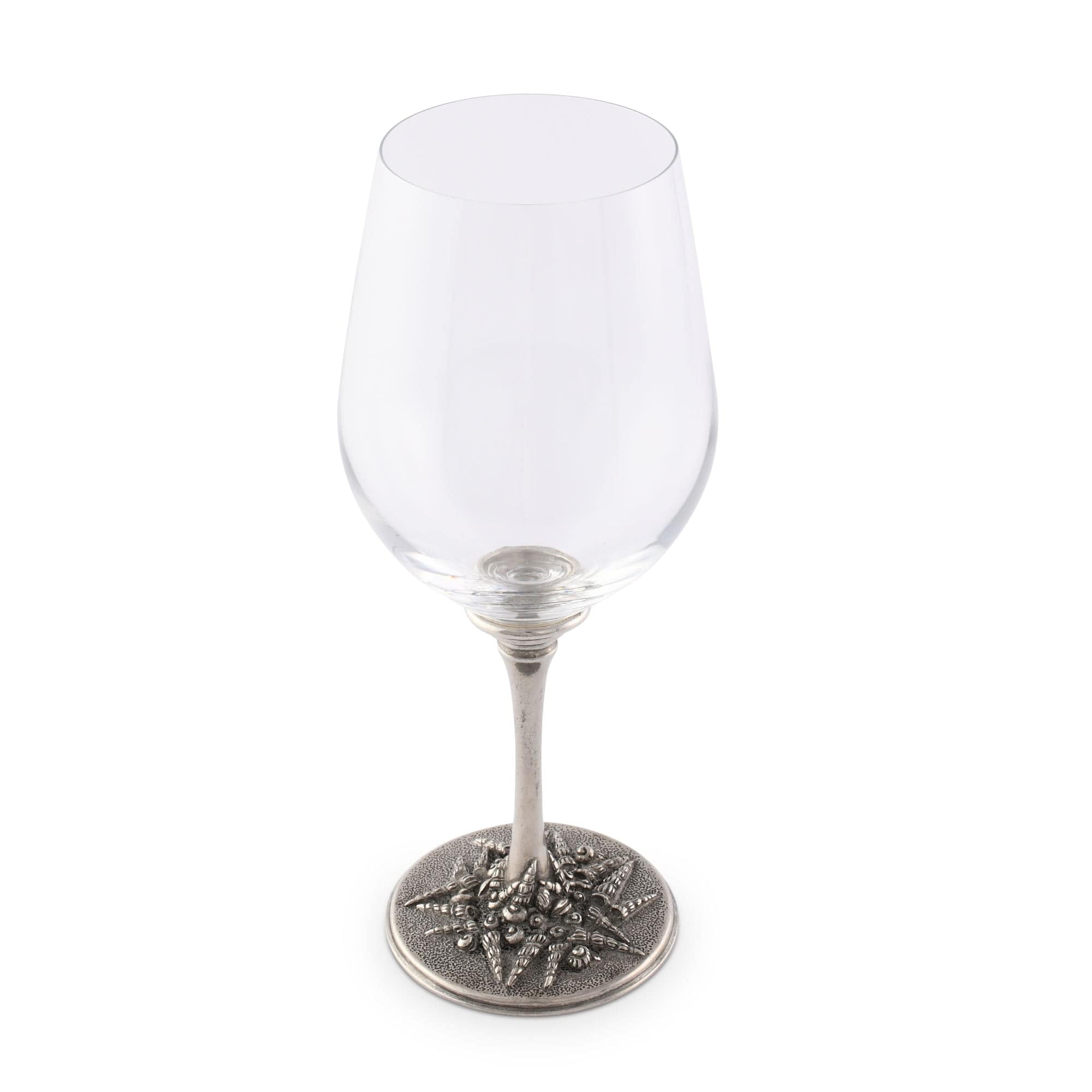 Vagabond House Serveware Vagabond House Coastal Tide Wine Glass