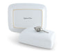 Vagabond House Serveware Vagabond House Conch Shell Stoneware Butter Dish