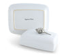 Vagabond House Serveware Vagabond House Conch Shell Stoneware Butter Dish