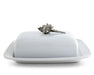 Vagabond House Serveware Vagabond House Conch Shell Stoneware Butter Dish