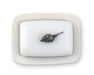 Vagabond House Serveware Vagabond House Conch Shell Stoneware Butter Dish