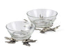 Vagabond House Serveware Vagabond House Crab Glass Dip Bowl
