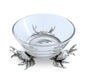 Vagabond House Serveware Vagabond House Crab Glass Dip Bowl