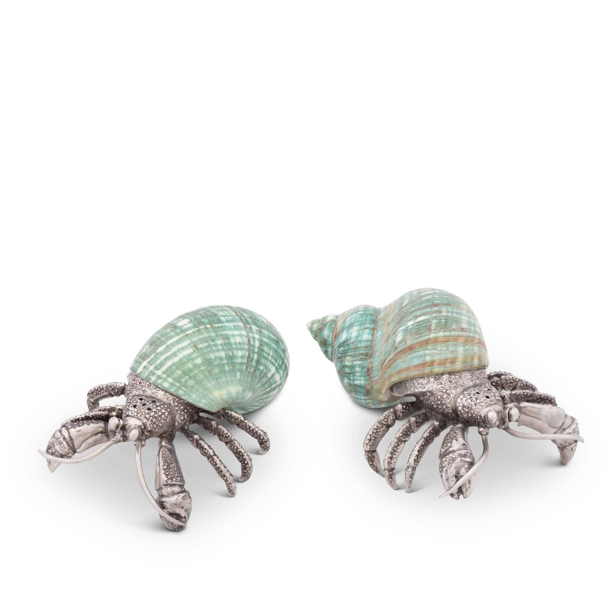 Vagabond House Serveware Vagabond House Crab Shell Salt and Pepper