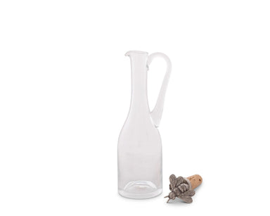 Vagabond House Serveware Vagabond House Cruet Bottle with Pewter Bee Cork Stopper