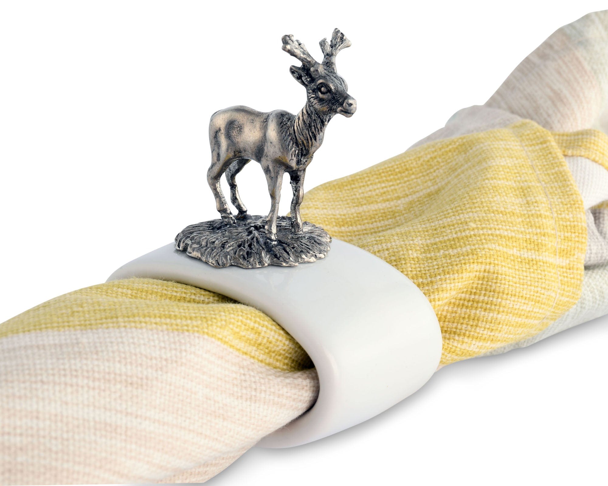 Vagabond House Giftware Vagabond House Deer Stoneware Napkin Ring