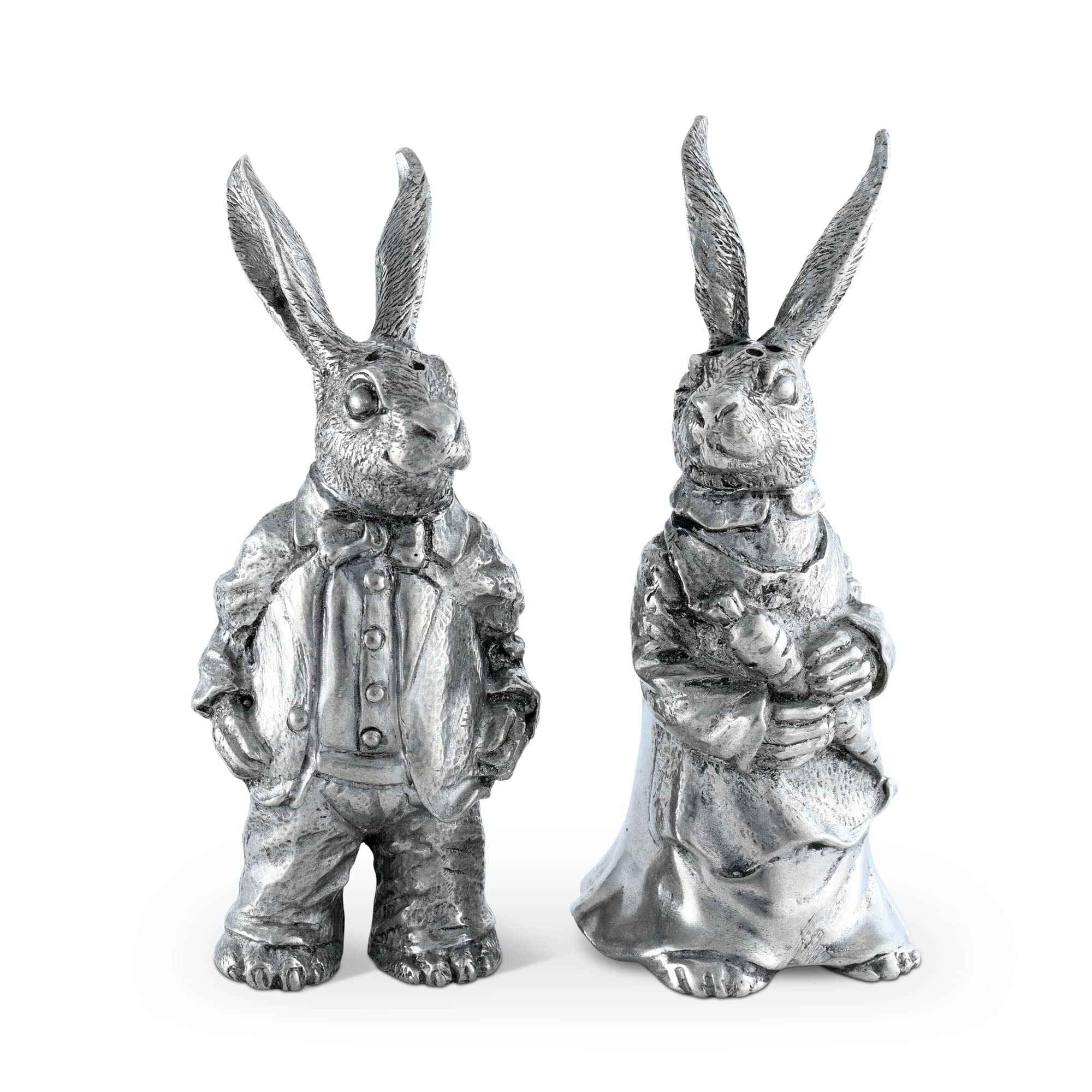 Vagabond House Serveware Vagabond House Dressed Rabbits Salt & Pepper Set