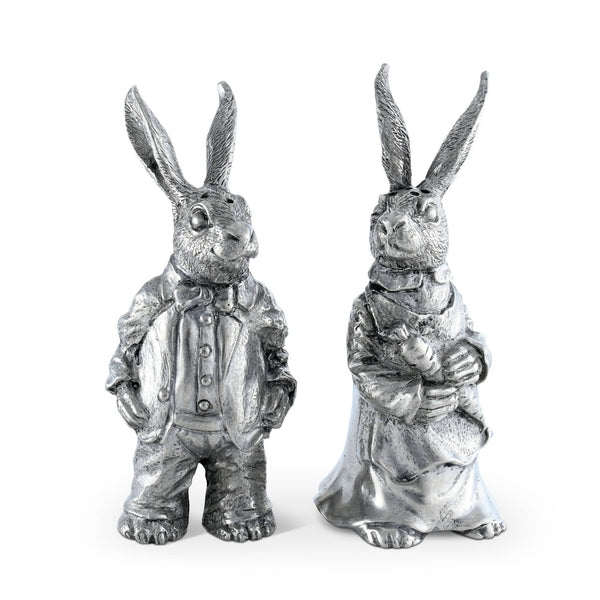 Vagabond House Serveware Vagabond House Dressed Rabbits Salt & Pepper Set