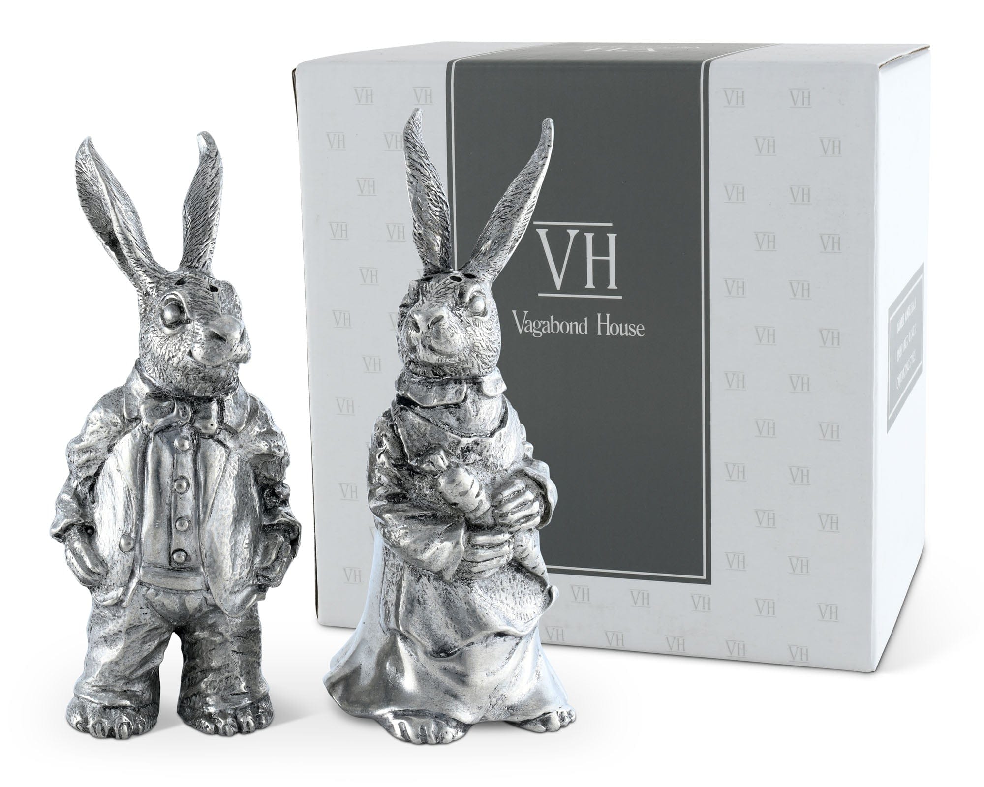 Vagabond House Serveware Vagabond House Dressed Rabbits Salt & Pepper Set