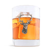 Vagabond House Serveware Vagabond House Elk Head Double Old Fashion Bar Glass