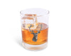 Vagabond House Serveware Vagabond House Elk Head Double Old Fashion Bar Glass