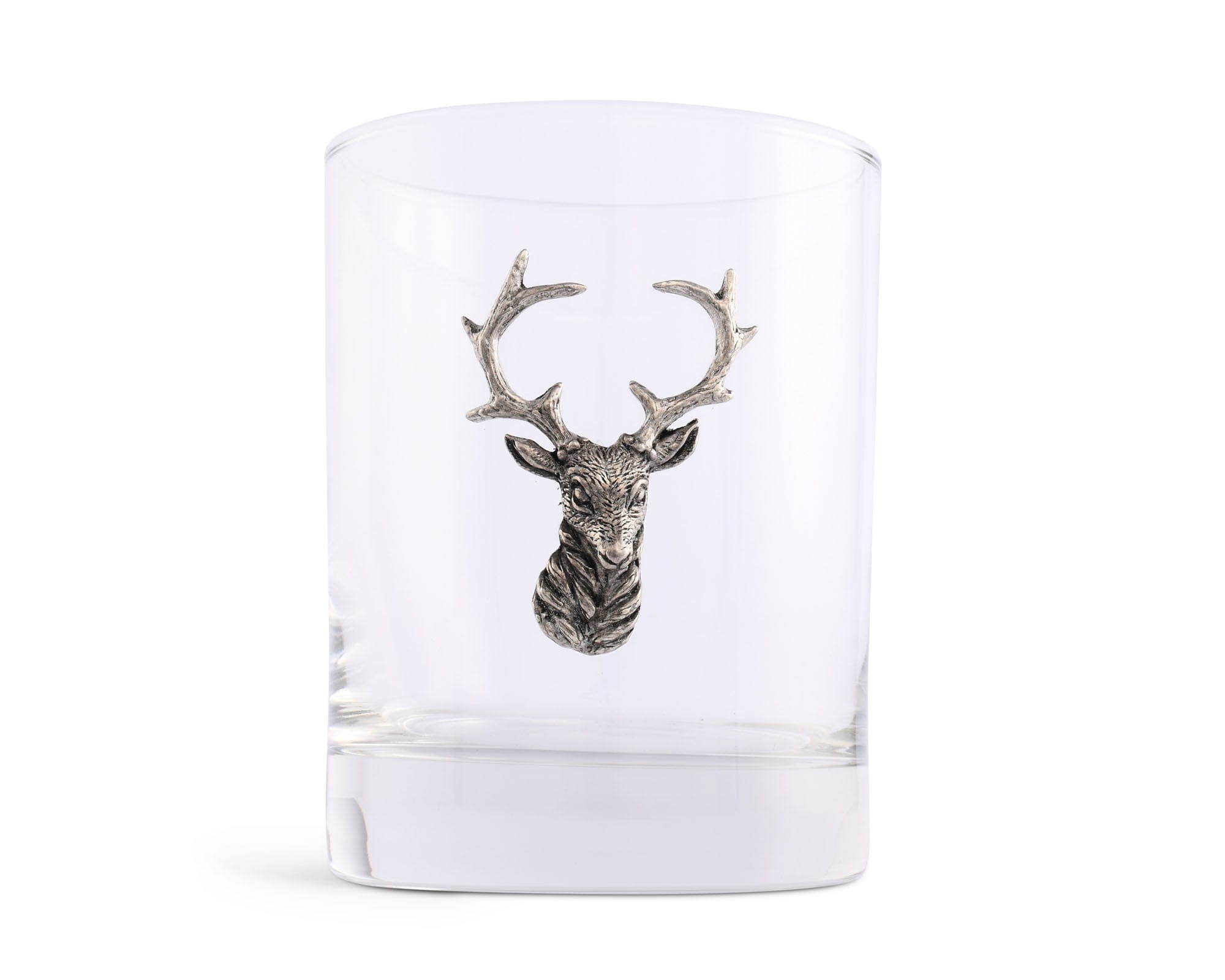 Vagabond House Serveware Vagabond House Elk Head Double Old Fashion Bar Glass