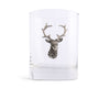 Vagabond House Serveware Vagabond House Elk Head Double Old Fashion Bar Glass