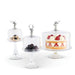 Vagabond House Serveware Vagabond House Elk Head Knob Glass Covered Cake / Dessert Stand Cake - 12" D x 4" H