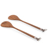 Vagabond House Serveware Vagabond House Elk Head Wood Salad Servers