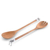Vagabond House Serveware Vagabond House Elk Head Wood Salad Servers