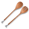 Vagabond House Serveware Vagabond House Elk Head Wood Salad Servers