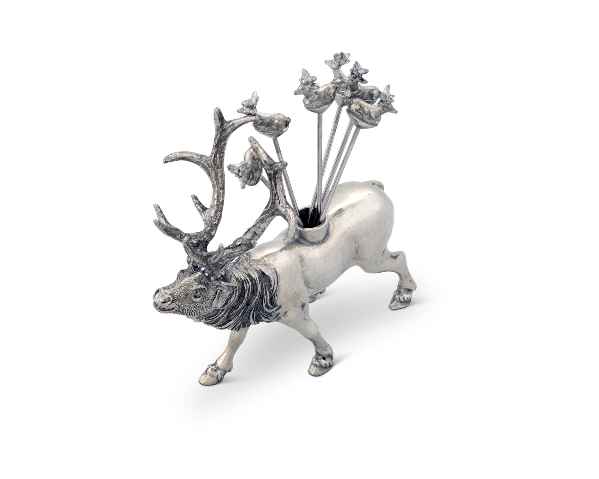 Vagabond House Serveware Vagabond House Elk Pewter Cheese Pick Set