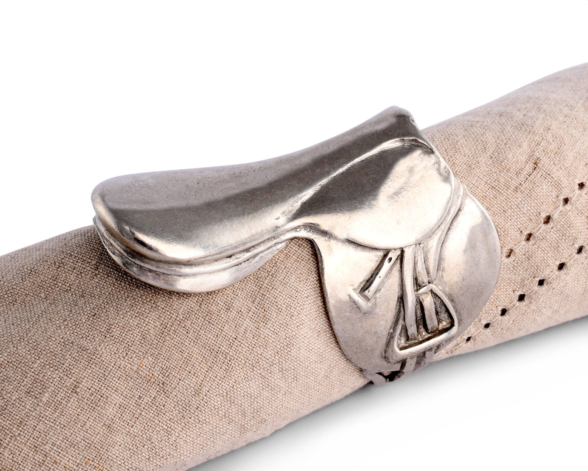 Vagabond House Serveware Vagabond House English Saddle Napkin Rings