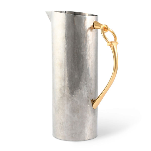 Vagabond House Serveware Vagabond House Equestrian Bit Handle Stainless Steel Pitcher